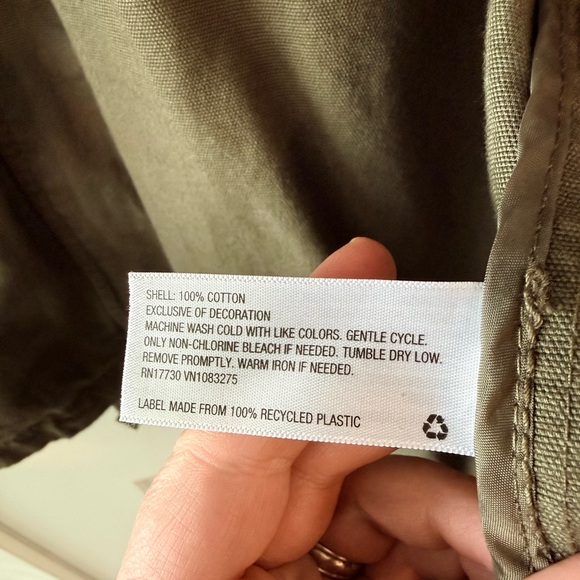 Universal Thread Olive Green Utility Jacket Women’s Large - Picture 4 of 4